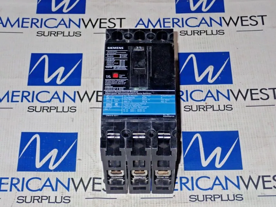 Автоматический выключатель SIEMENS ED43B035 Molded Case Circuit Breaker, ED4 Ser