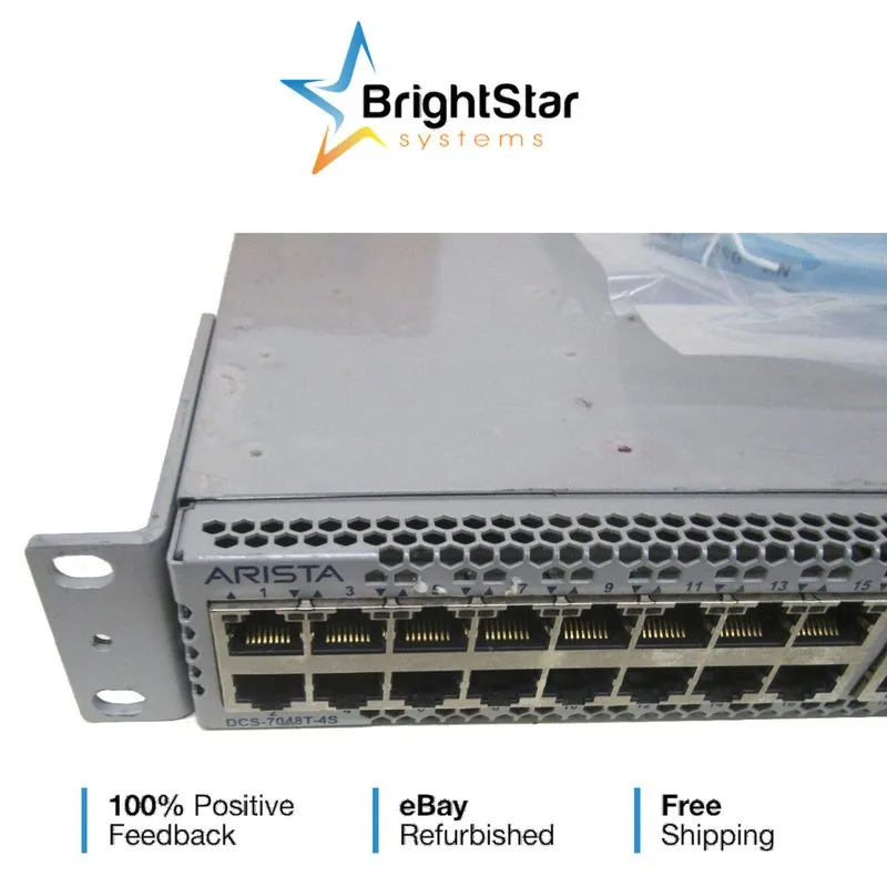 Коммутатор 1Gb RJ45 48 Ports DCS-7048T-4S-R Arista Switch Networking, 4x 10Gb SF — фото лота 2