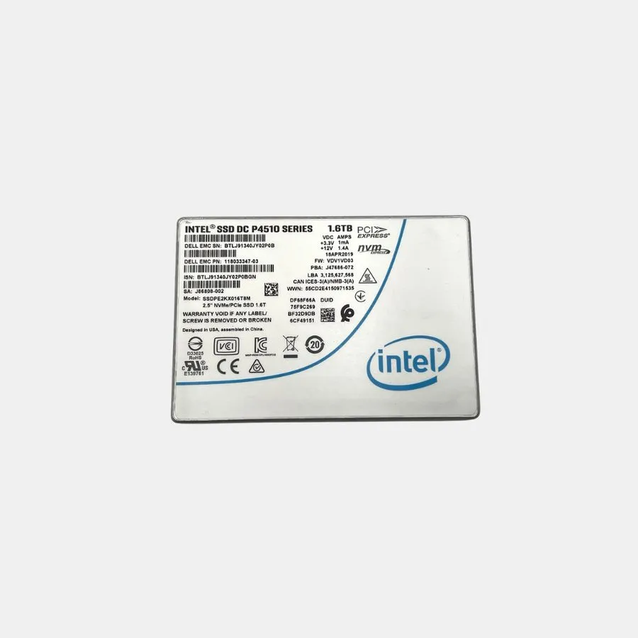 SSD-накопитель Intel SSDPE2KX016T8M 1.6TB NVMe PCIe U.2 Enterprise SSD 95% Healt