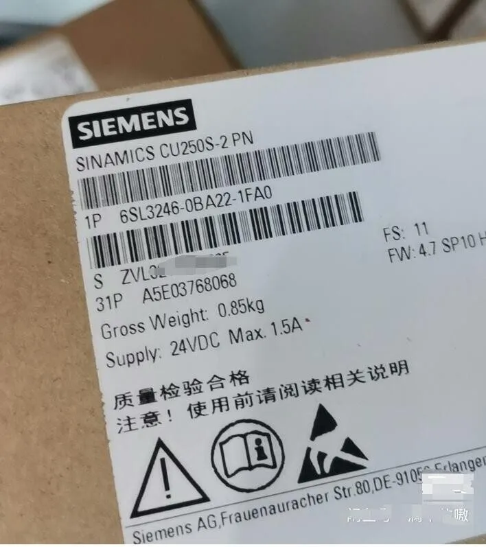 Частотный преобразователь SIEMENS 6SL3246-0BA22-1BA0