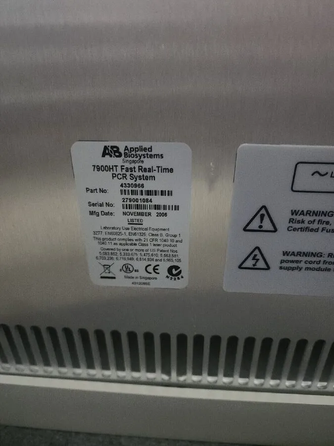 Амплификатор Applied Biosystems 7900HT Fast Real-Time PCR System Replaced Foot