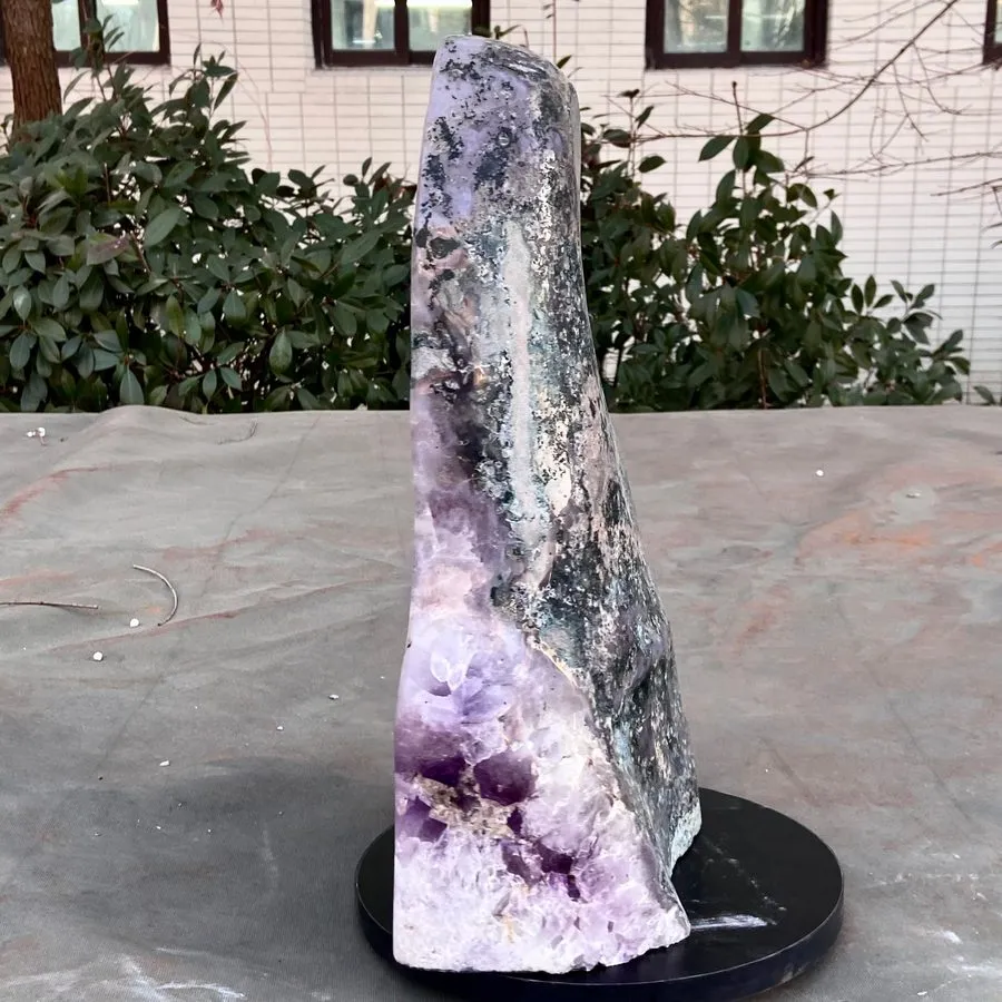 Лабораторный прибор 31.9LB Natural Beautiful Amethyst Agate Crystal Cave Accompa