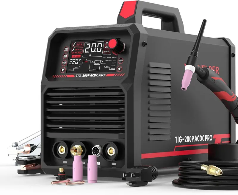 Сварочный аппарат 200A AC/DC Aluminum Tig Welder TIG-200P ACDC TIG Welding Machi