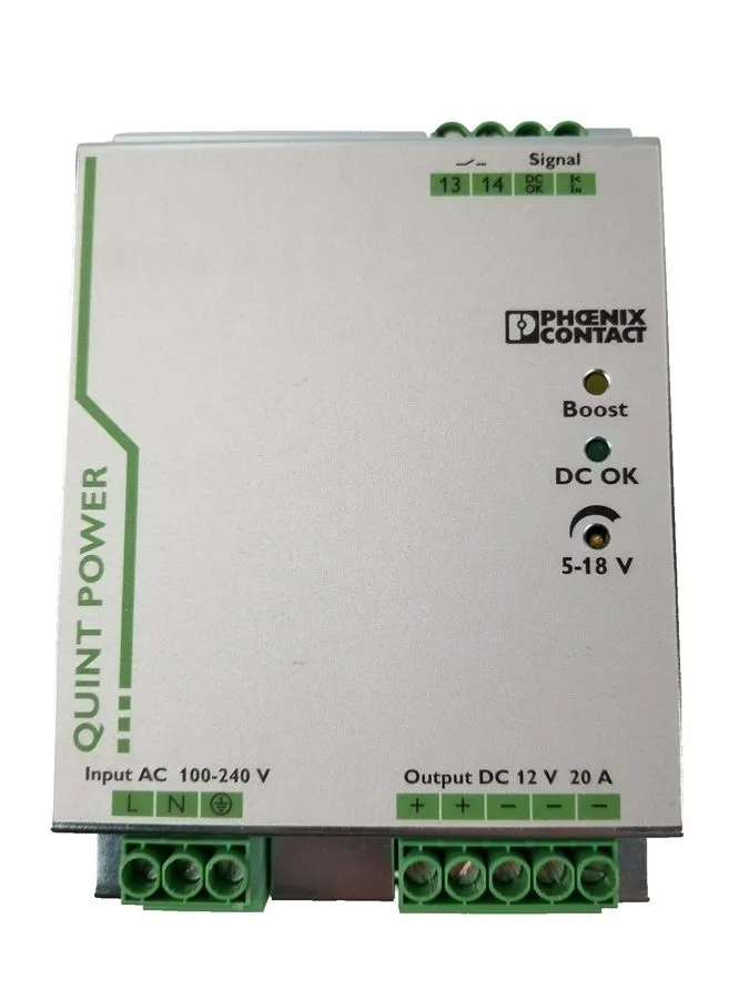 Блок питания 2866721 Quint-Ps/1AC/12DC/20 12VDC 20A Power Supply Unit