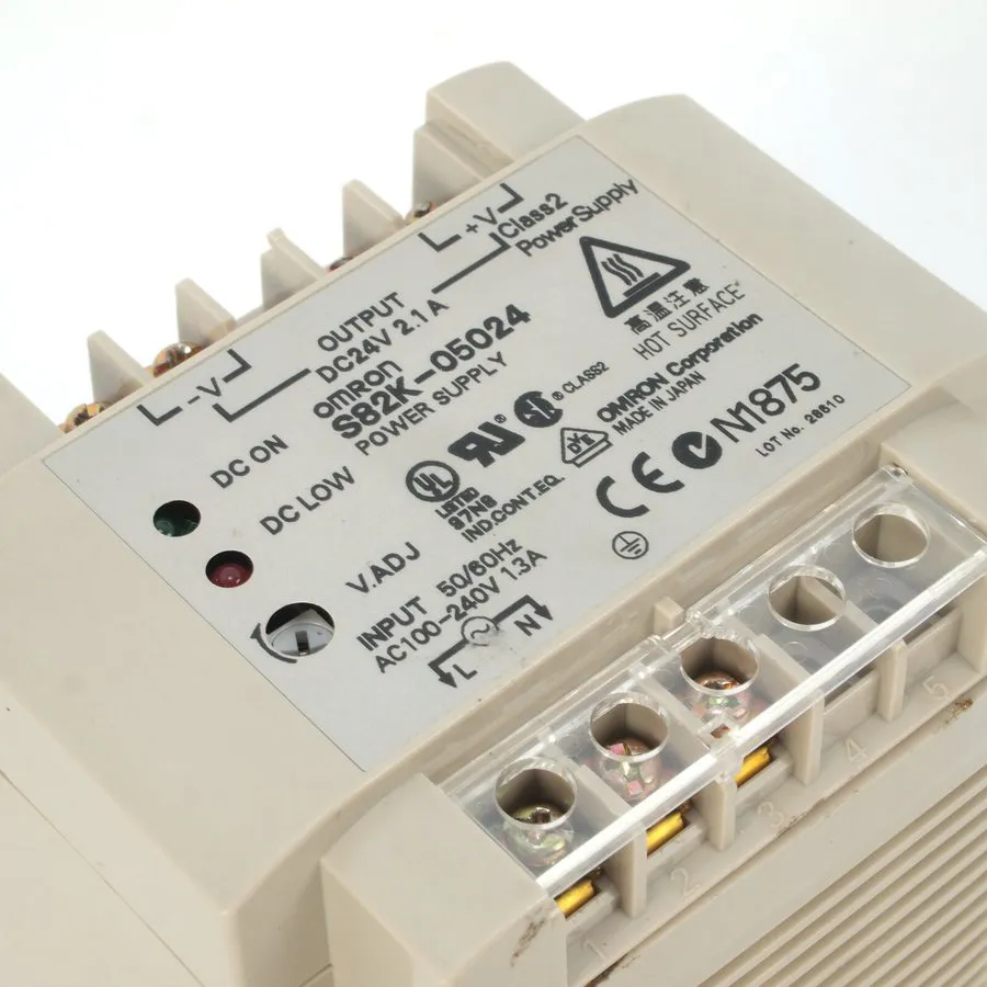 Блок питания Omron S82K-05024 Power Supply 24V DC 2.1A 50W DIN Rail with Power C