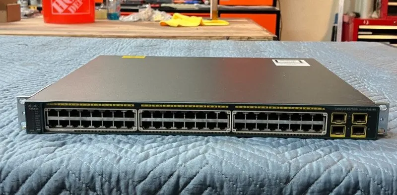 Коммутатор Cisco WS-C2975GS-48PS-L 48-Port Ethernet Gigabit PoE Network Switch