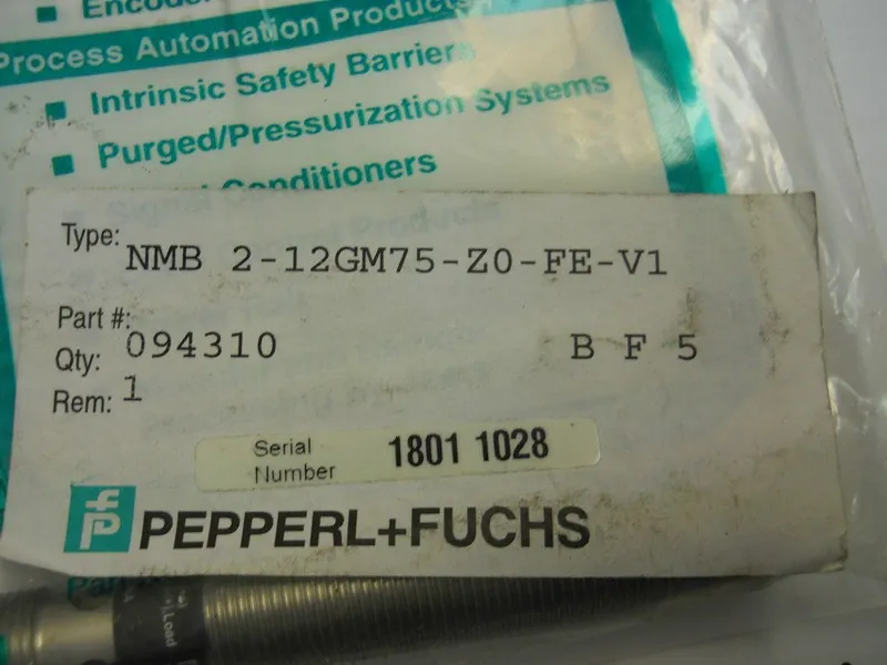 Датчик приближения Pepperl + Fuchs NMB2-12GM75-Z0-FE-V1 093410 Inductive Proximi