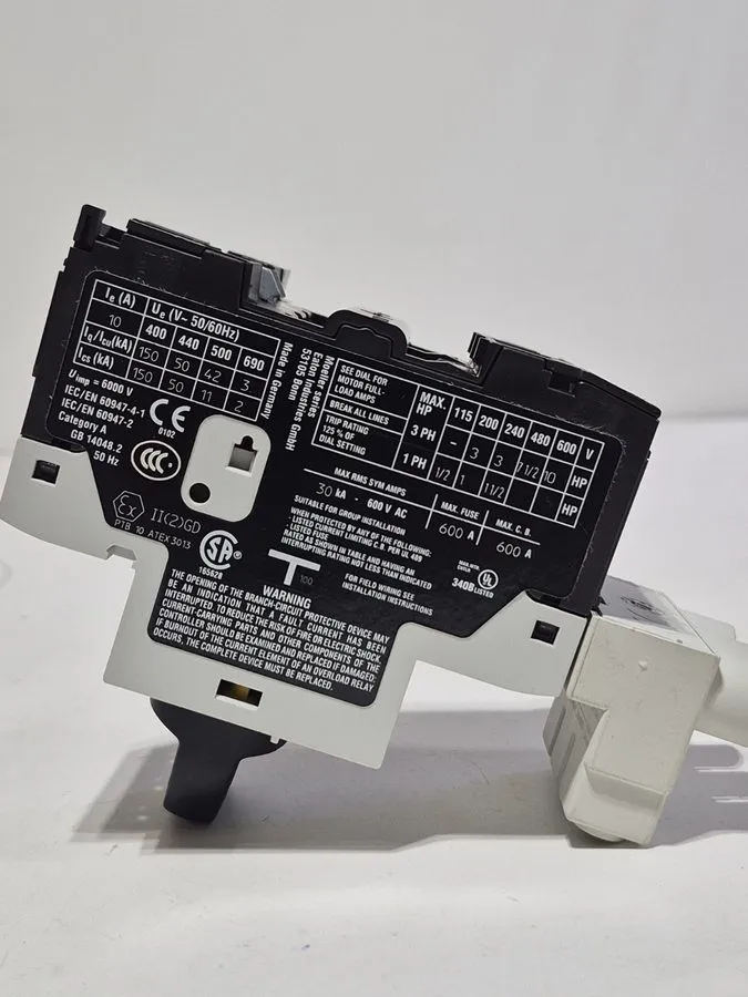 Автоматический выключатель Eaton Motor Protection Circuit Breaker XTPR010BC1 W/A — фото лота 1