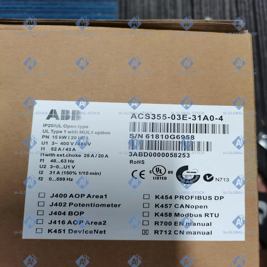 Частотный преобразователь ABB ACS355-03E-31A0-4