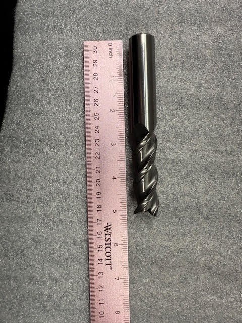 Режущий инструмент Gorilla Mill Carbide 3/4 End Mill Silverback GMA34FLH3 3FL — фото лота 1