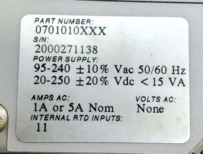 Реле защиты SEL-701 Motor Protection Relay