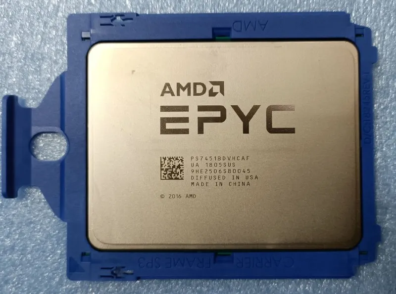 Процессор AMD EPYC 7451 2.3GHz 24-core 14nm 64MB 180W Naples CPU processor
