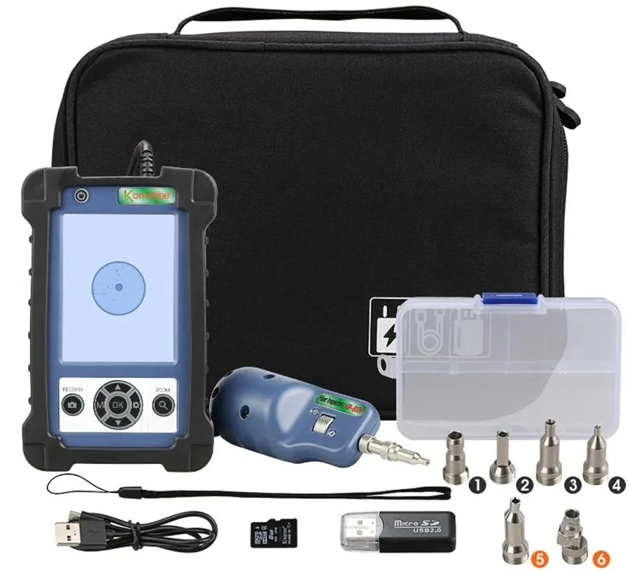 Видеомикроскоп KIP-600V Fiber Optic Inspection Probe with 4 UPC tips 400X Magnif