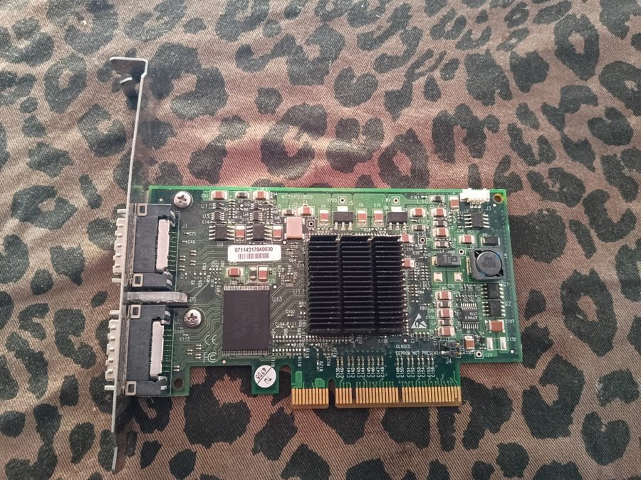 GPU-ускоритель Mellanox MHGA28-XTC Rev A2 Dual port Infiniband HCA Card