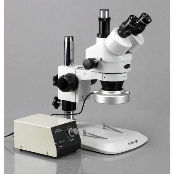 Микроскоп AmScope 3.5X-90X Trinocular Stereo Microscope with Aluminum 80-LED Rin