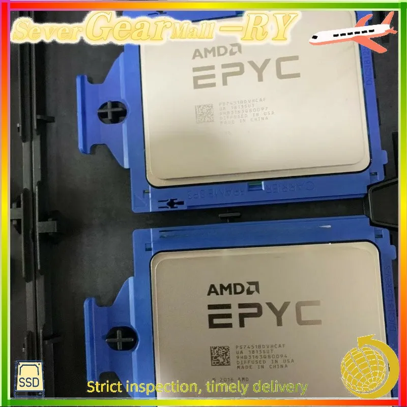 Процессор PS7451BDVHCAF AMD EPYC 7451 24-Core 2.30GHz 64M SP3 180W Unlocked Proc