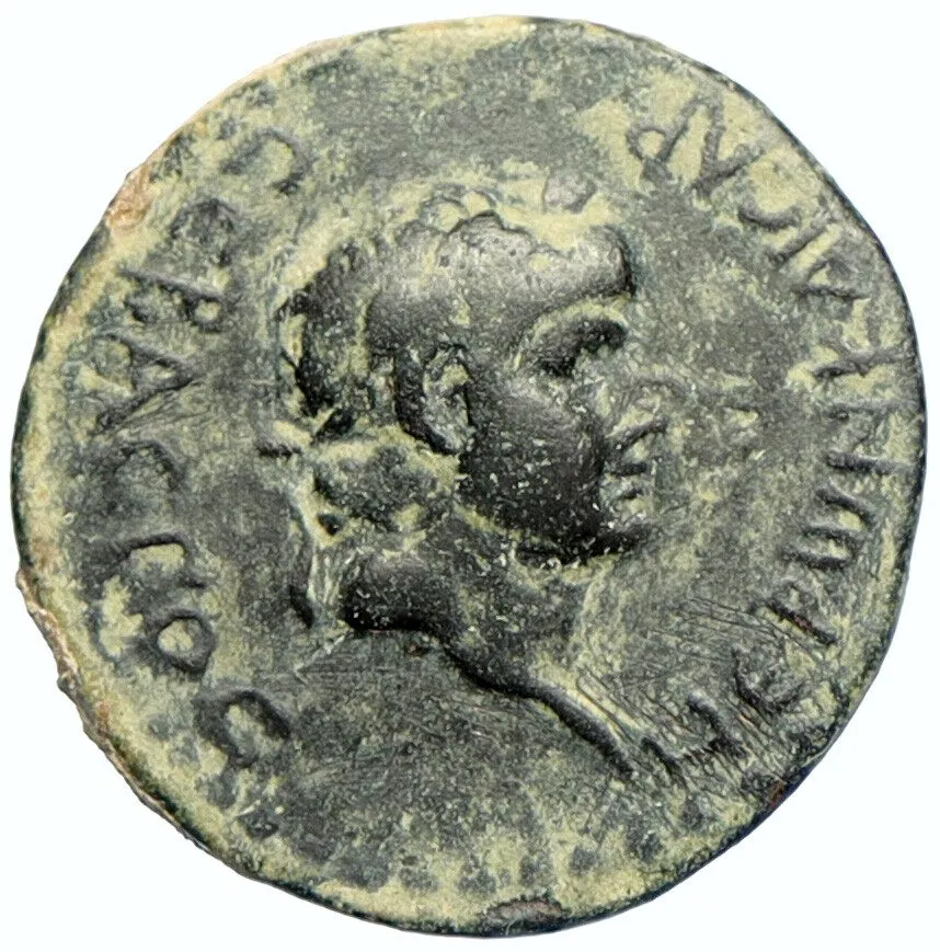 Лабораторный прибор NERO and Wife Diva POPPAEA Authentic ANCIENT OLD Roman Coin  — фото лота 1