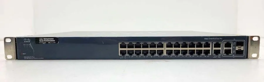 Коммутатор Cisco ESW-520-24P-K9 24-Port 10/100 PoE 4xGbE Uplink Network Switch