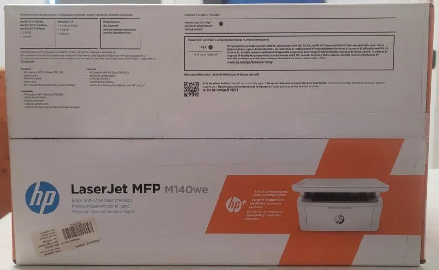 Лазерный принтер HP Laserjet MFP M140we Laser Printer Wireless Page Count 903