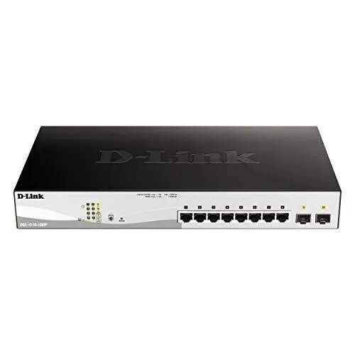 Коммутатор D-Link DGS-1210-10MP D-LINK SUPPORTS EIGHT 1 GIGABIT COPPER