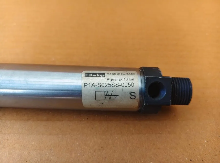 Пневмоцилиндр PARKER PNEUMATIC Mini ISO CYLINDER P1A-S025SS-0050 MADE IN SWEDEN