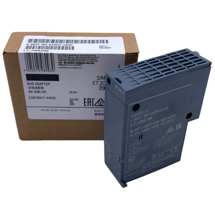 Модуль ввода-вывода Siemens 6ES7193-6AR00-0AA0 SIMATIC ET 200SP BusAdapter BA 2x — фото лота 2