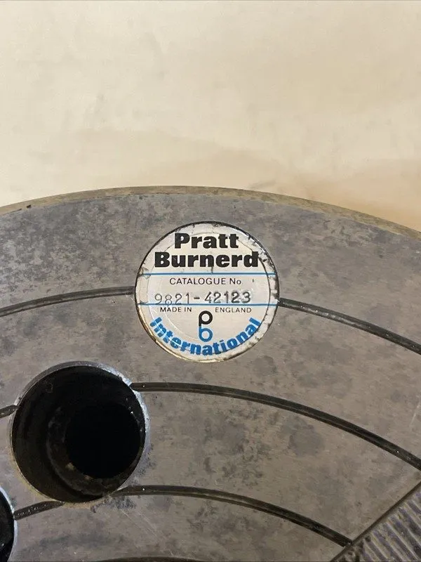 Режущий инструмент Pratt And Burnerd 9821-42123 8-1/4” 3 Jaw Power Lathe Chuck T — фото лота 1
