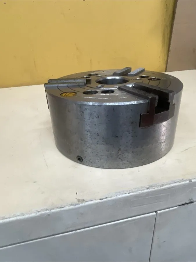 Режущий инструмент Pratt And Burnerd 9821-42123 8-1/4” 3 Jaw Power Lathe Chuck T — фото лота 2