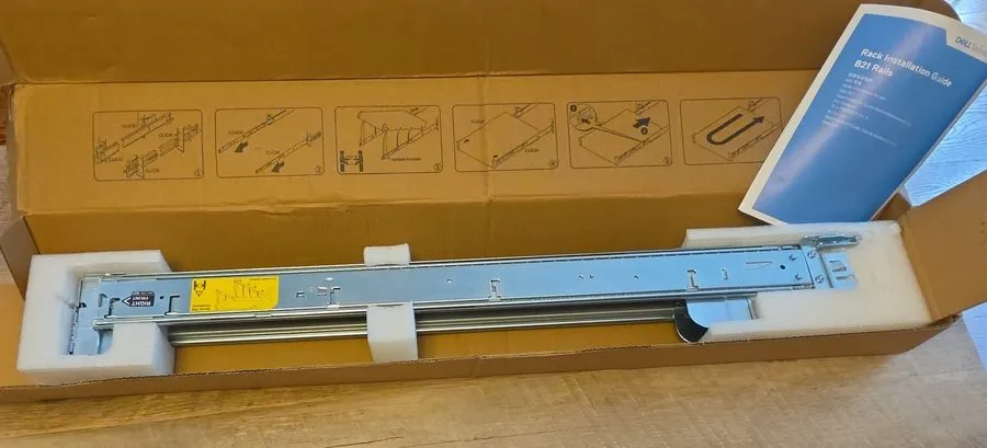 Комплект направляющих DELL B21 2U yRails Sliding Rail Kit 0K87YW — фото лота 1