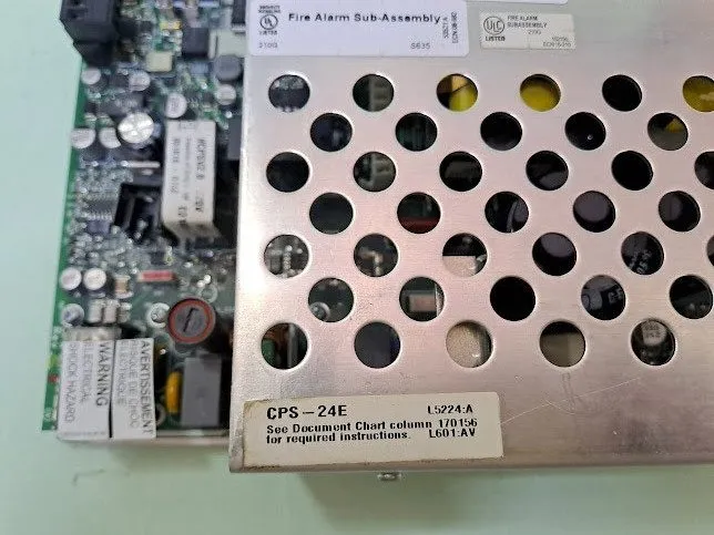 Плата NOTIFIER CPS-24E CPU2-640PCC FIRE ALARM CONTROL PANEL CPU BOARD