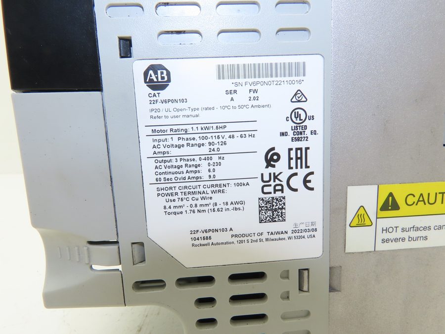 Фото лота 22F-V6P0N103 от продавца №36090