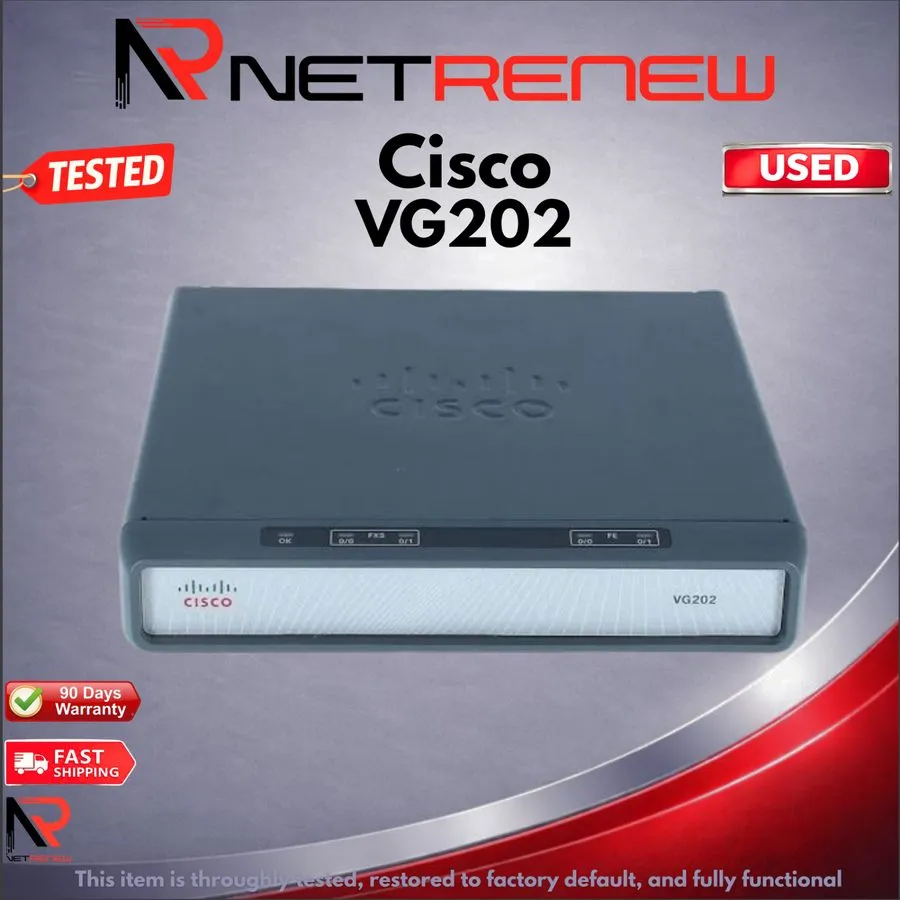 VoIP-шлюз Cisco VG202 Voice Gateway 2-Port FXS, SIP, VoIP Adapter
