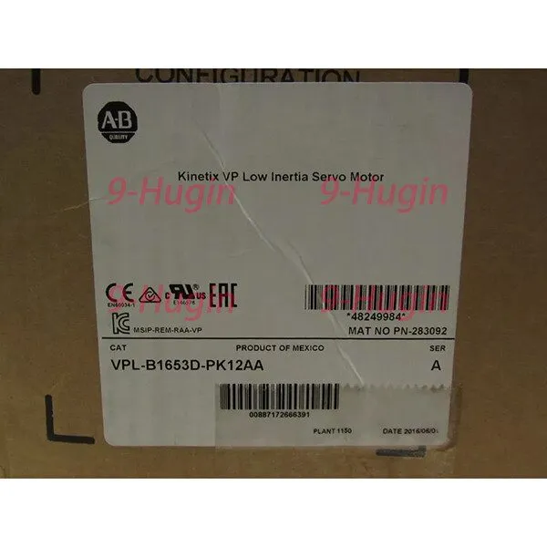Серводвигатель Allen-Bradley VPL-B1653D-PK12AA Kinetix VP Low Inertia Servo Moto