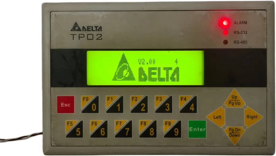 Панель оператора DELTA TP02G-AS1 TEXT PANEL HMI DISPLAY 24VDC