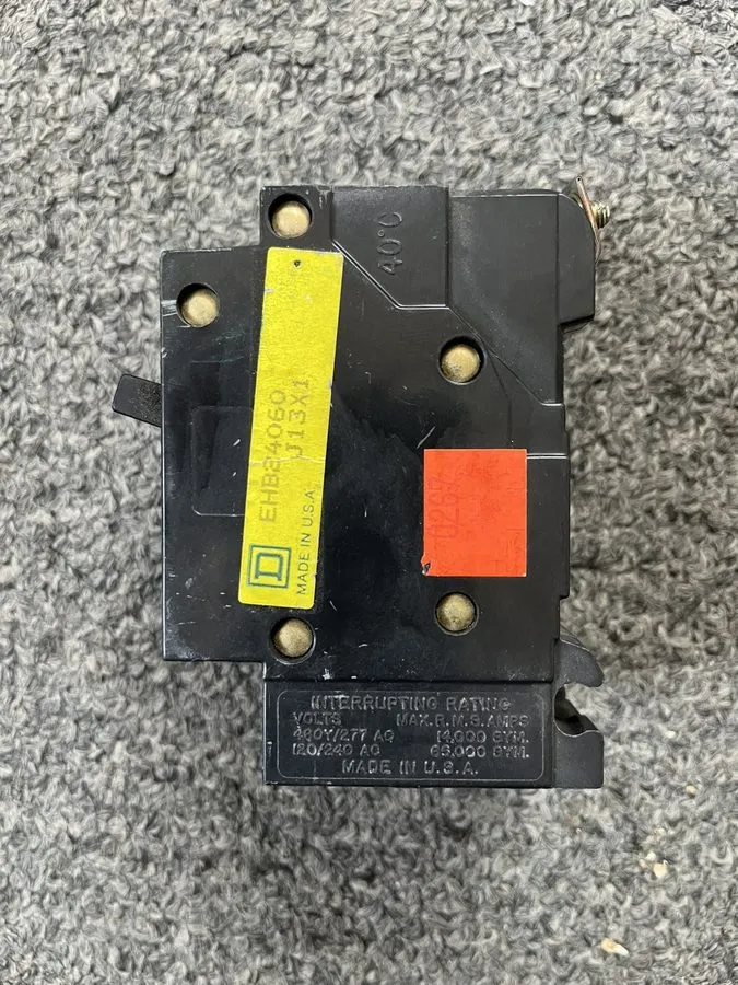 Автоматический выключатель EHB24060 Square D Bolt-On 480V 60A 2 pole circuit bre