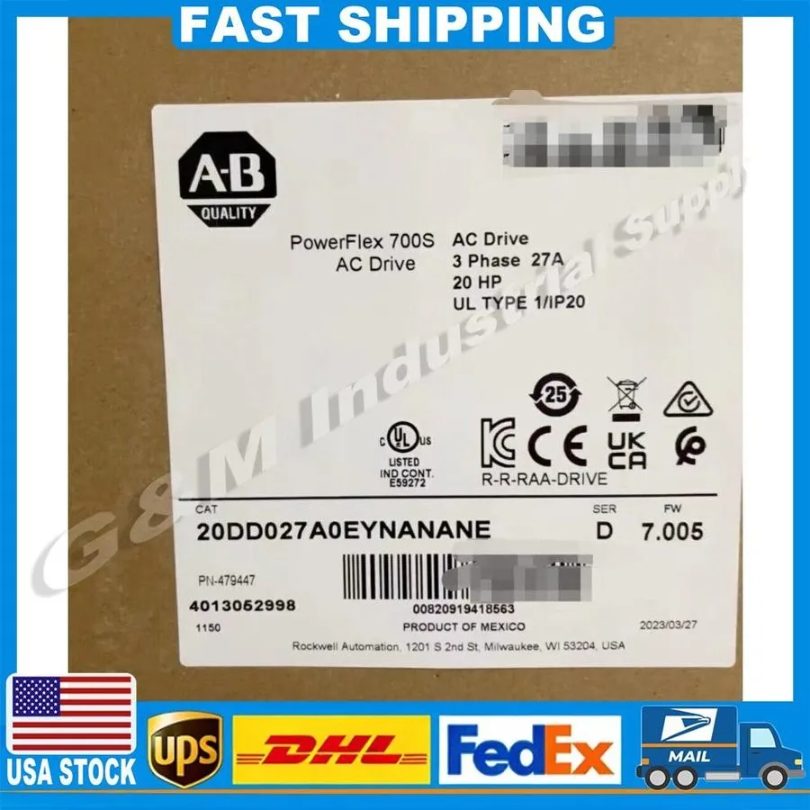 Частотный преобразователь Allen-Bradley 20DD027A0EYNANANE PowerFlex 700S AC Driv