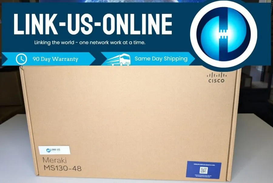 Коммутатор Cisco Meraki MS130-48-HW Cloud Managed 48 Port Switch Unclaimed