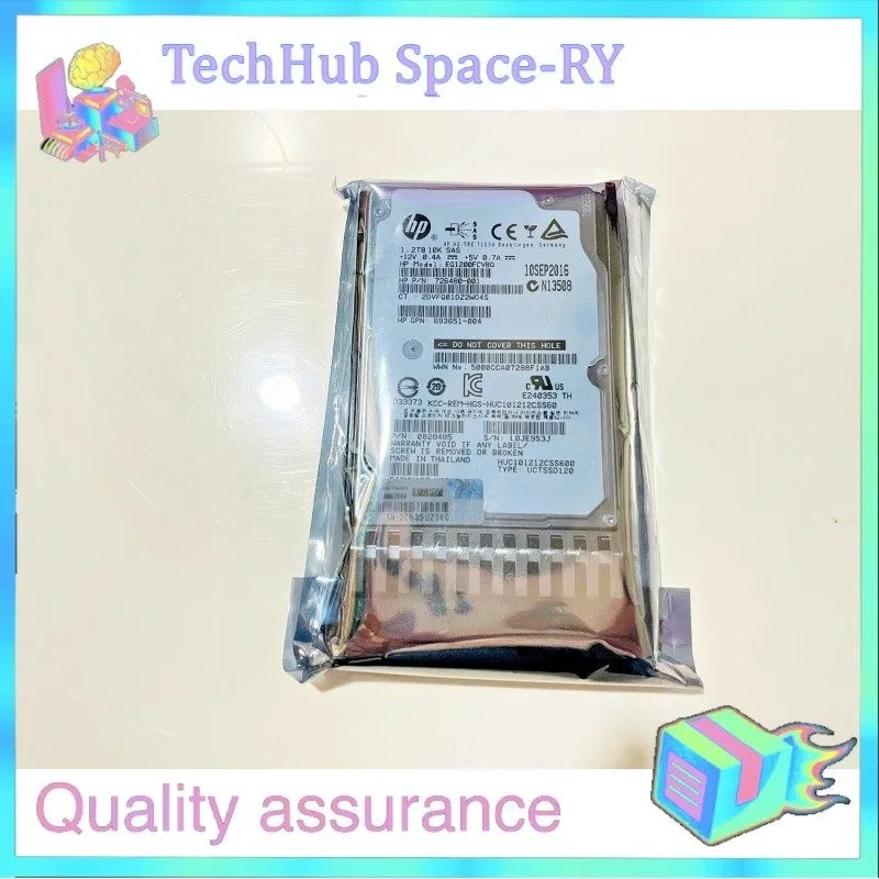Жёсткий диск HP 1.2TB 10K 6G 2.5INCH DP ENT SAS HDD 693648-B21 WIPED
