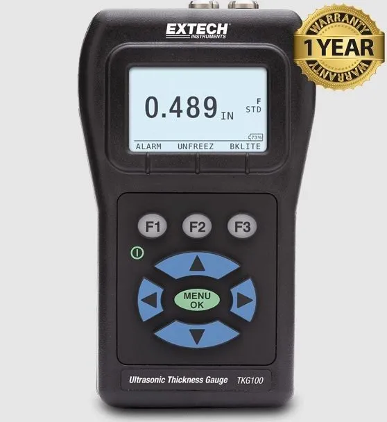 Толщиномер EXTECH TKG100 Digital Ultrasonic Thickness Gauge w/case
