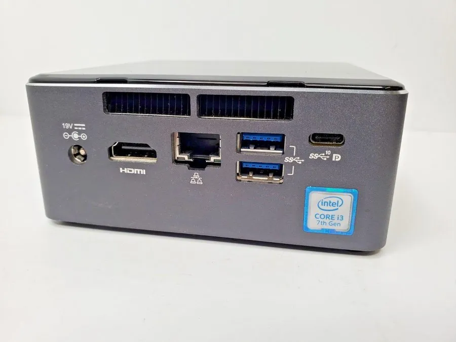 SSD-накопитель Intel NUC 7 Mini PC NUC7i3BNH Intel i3-7100U 8GB RAM 256GB SSD Wi — фото лота 1