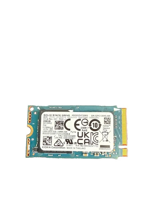 SSD-накопитель Kioxia 256GB SSD M.2 2242 PCIe NVMe Gen4 KBG50ZNT256G