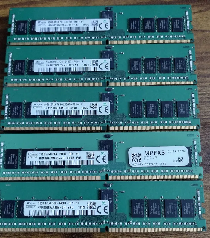 Модуль памяти SK Hynix 16GB 2Rx8 PC4-2400T DDR4 RDIMM Server RAM HMA82GR7AFR8N-U