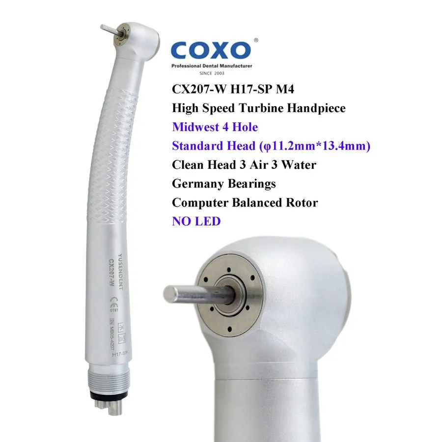 Стоматологический наконечник COXO Dental Handpiece High Speed 4 Hole Midwest CX2