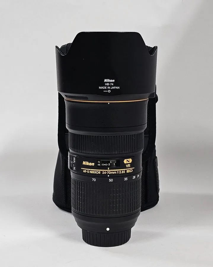 Объектив #Nikon NIKKOR AF-S 24-70mm F/2.8E ED VR Lens + pouch