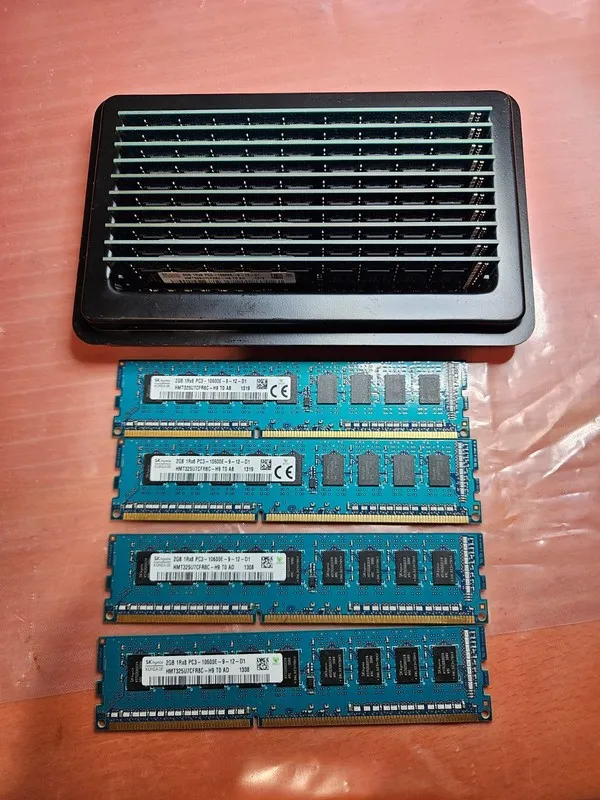 Сервер Server Storage Micron 2GB DDR3 1Rx8 1333MHz PC3-10600E ECC UNBUFF — фото лота 1