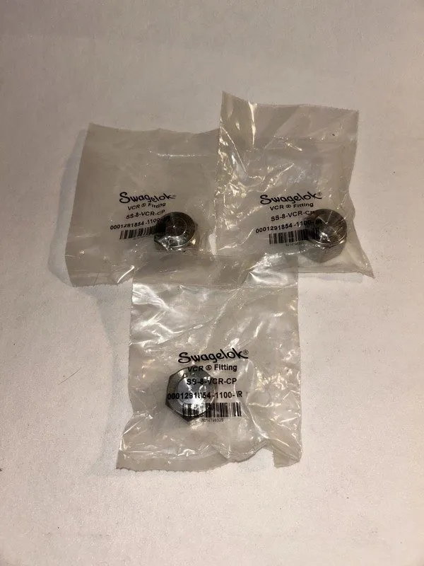 Фитинг Swagelok SS-8-VCR-CP 316 Stainless Steel VCR Face Seal Fitting FNSP