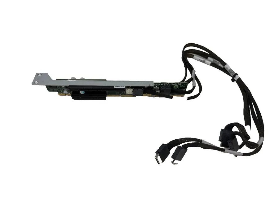 Райзер-плата Supermicro RSC-UN4-68 1U LHS 1xPCI-E x8 Signal x16 Output Riser Car — фото лота 1
