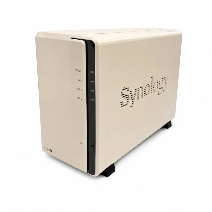Сетевое хранилище Synology 2 bay NAS DiskStation DS220j (Diskless), 2-bay 512MB  — фото лота 1