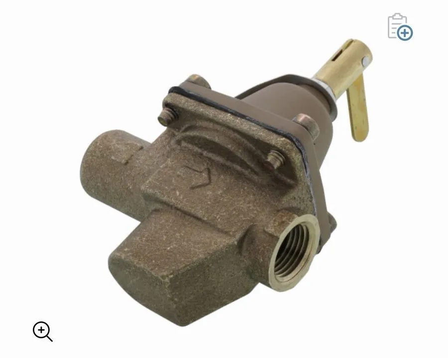 Трубопроводная арматура Watts B1156F S1156F High Capacity 1/2" Bronze Feed Water — фото лота 2
