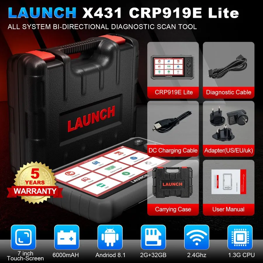 Диагностический сканер LAUNCH CRP919E CRP909E CRP129E PLUS OBD2 Car Diagnostic T